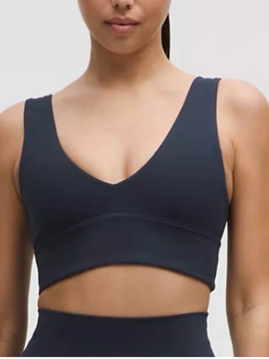 lululemon athletica Other - lululemon athletica V-Neck Scoop Bralette in Dark Navy